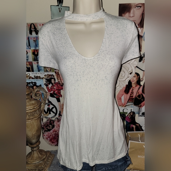 American Eagle Outfitters Gray Short Sleeve Tee - Picture 3 of 5